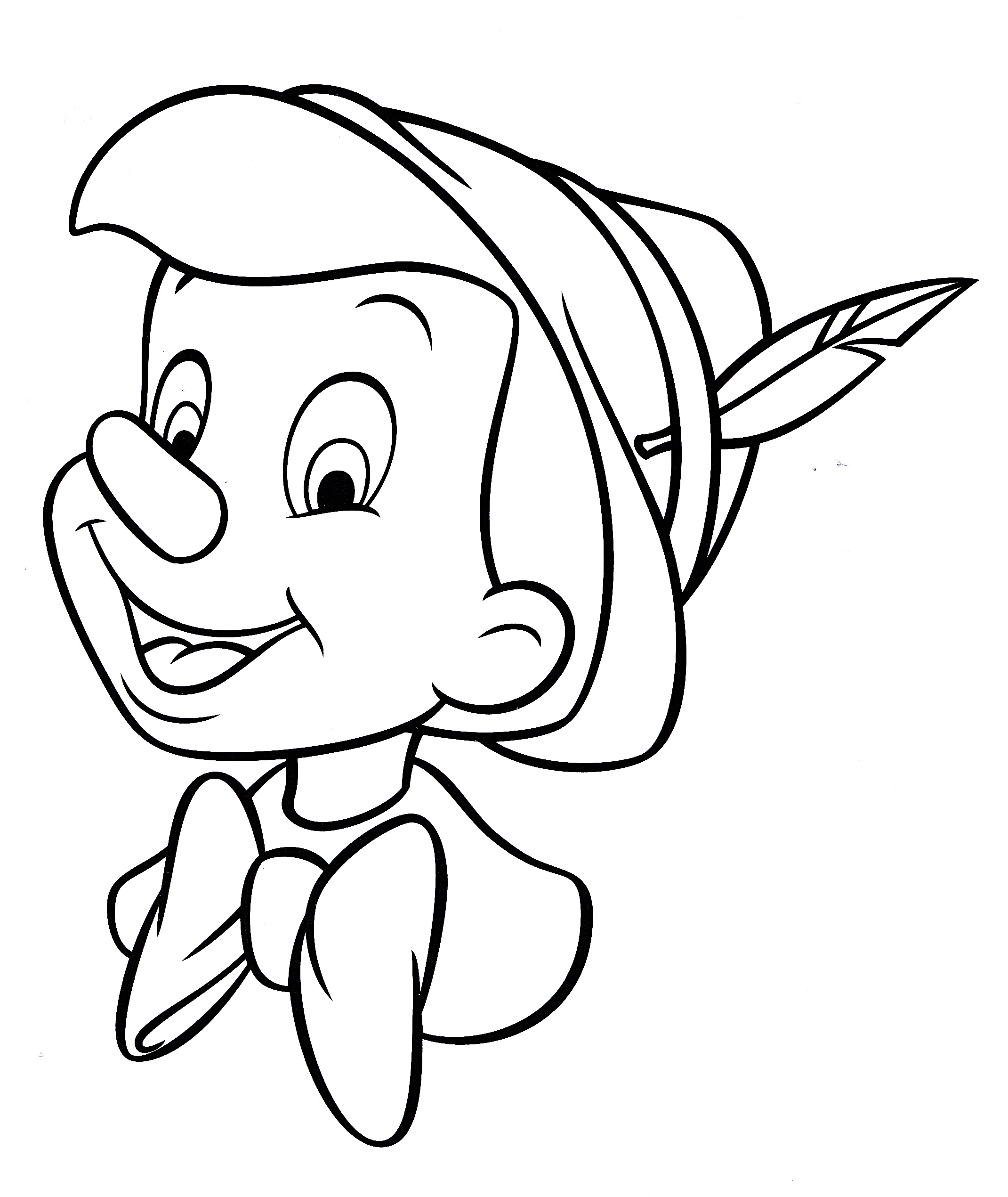 Pinocchio Coloring Page Walt Disney Coloring Pages Pinocchio Personaggi Disney Foto