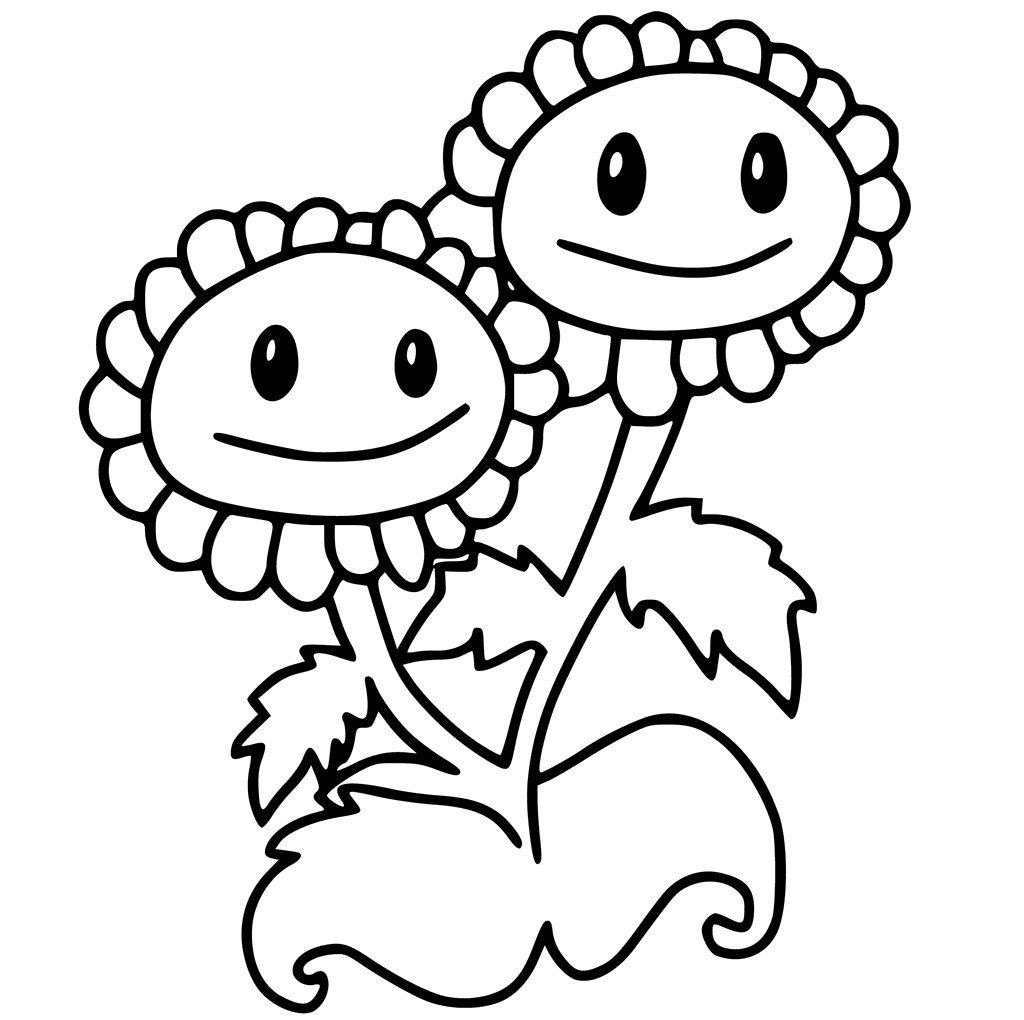 Plant Vs Zombie Coloring Pages Coloring Page Coloring Plants Vs Zombies Pages Collections Of