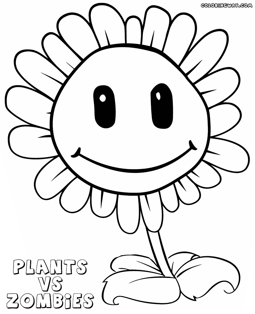 Plants Vs Zombie Coloring Pages Plants Vs Zombies Coloring Pages Coloring Pages To Download And Print