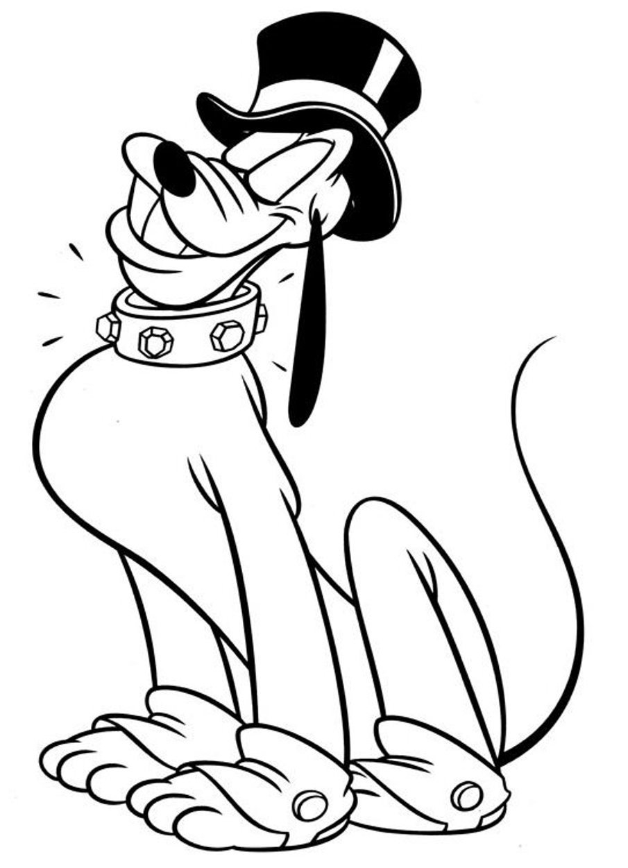 Pluto Coloring Pages Luxury Pluto Coloring Pages Cartoon Coloring Pages Of