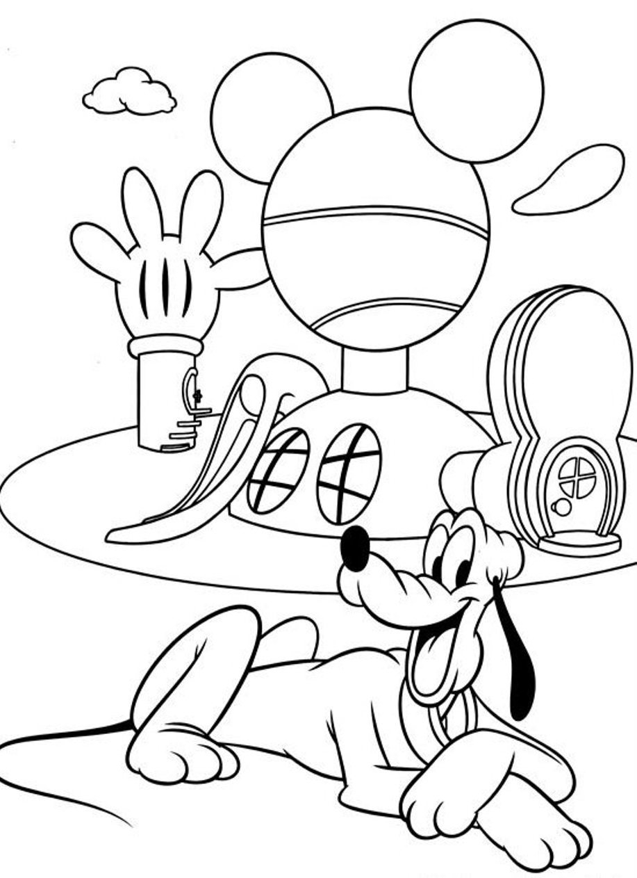 Pluto Coloring Pages Pluto Coloring Pages Free Cartoon Coloring Pages Of