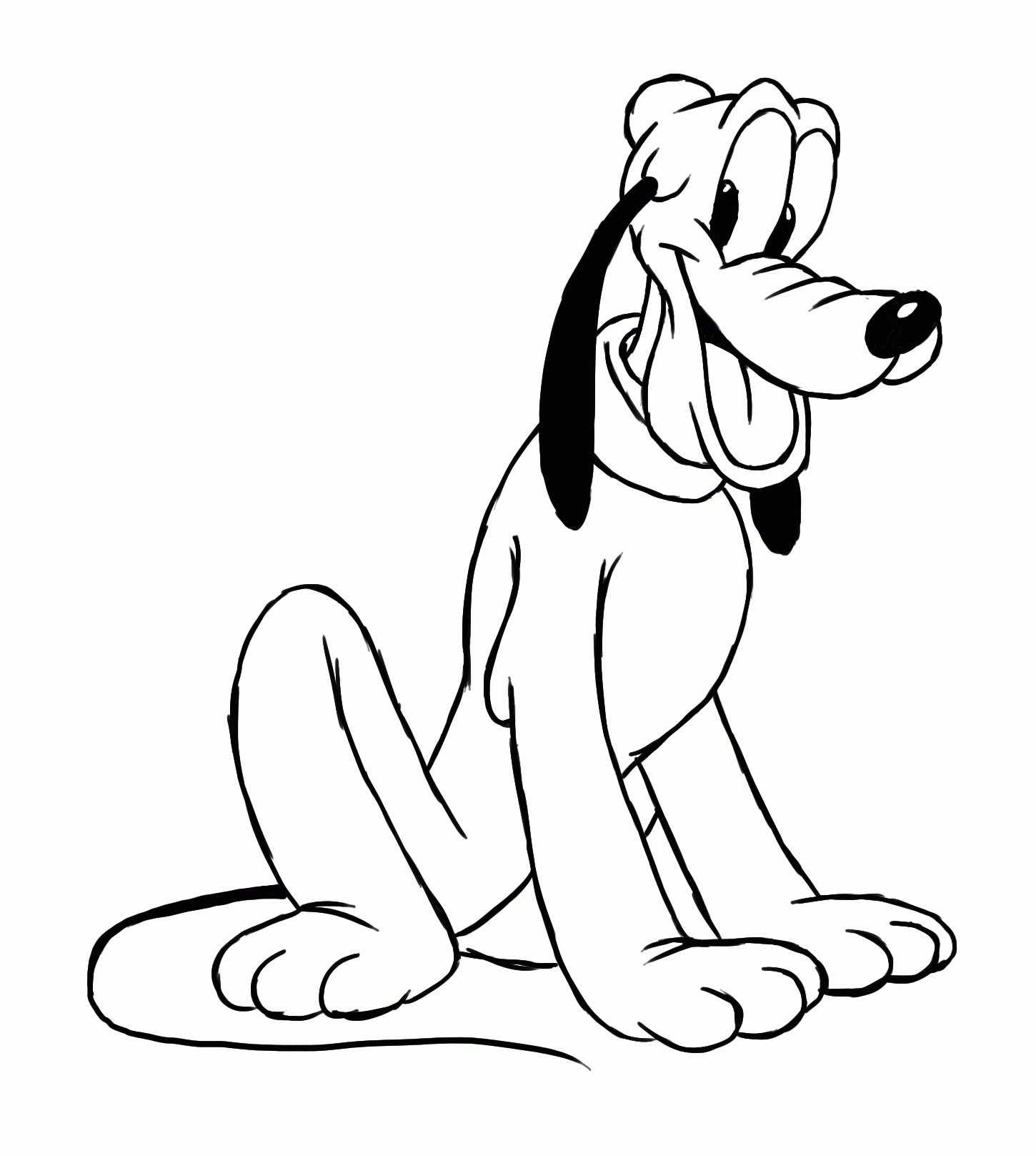 Pluto Coloring Pages Pluto Printable Coloring Pages Coloring Home
