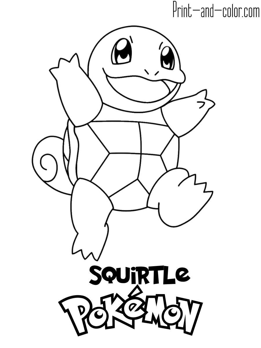 Pokemon Coloring Page Pokemon Coloring Pages Print And Color