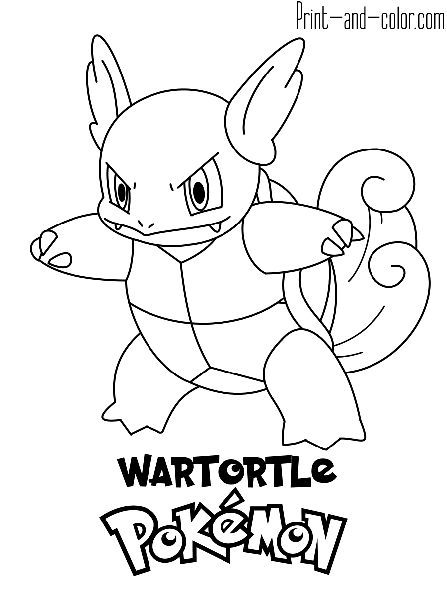 Pokemon Coloring Page Pokemon Coloring Pages Print And Color