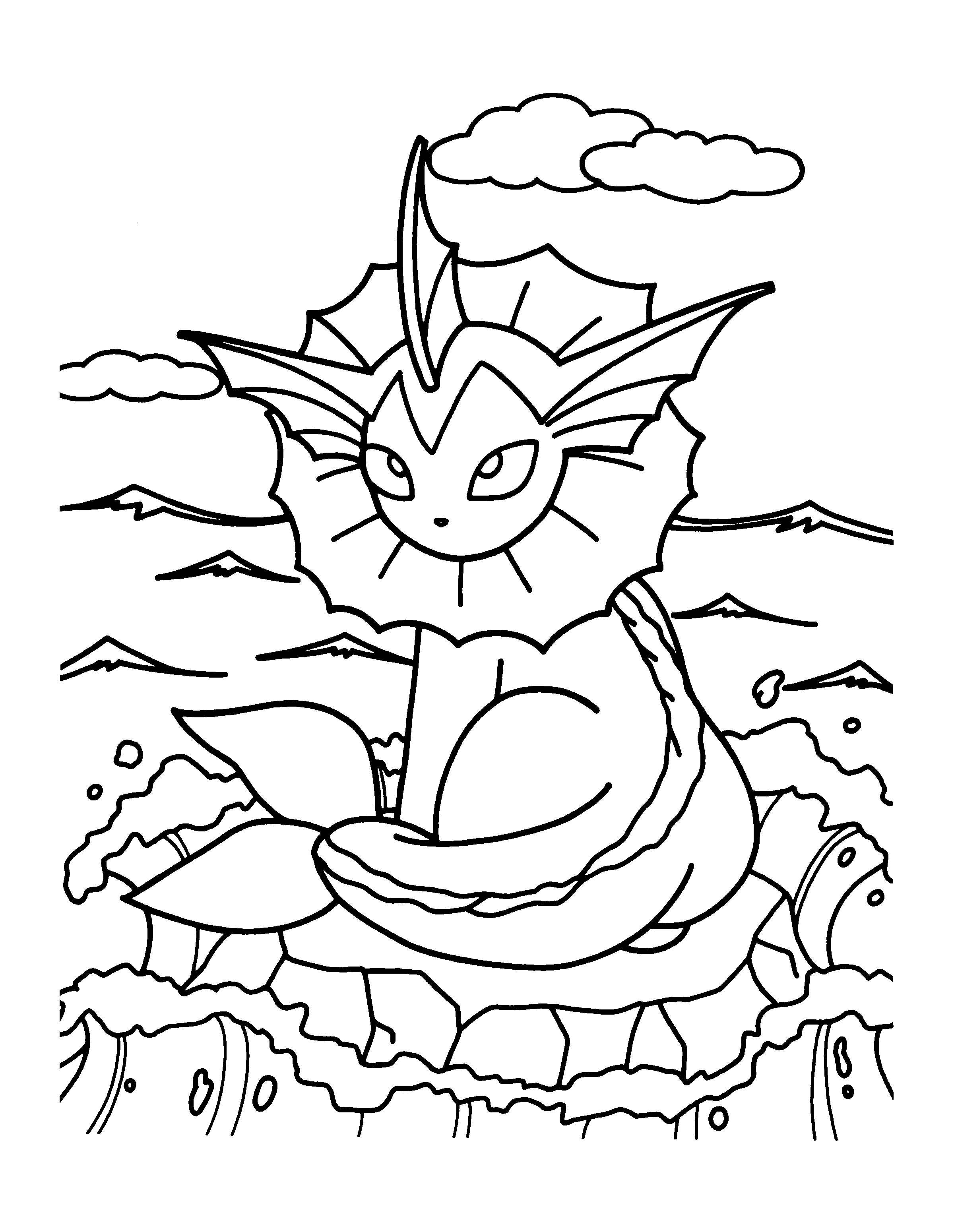 Pokemon Coloring Page Printable Pokemon Colouring Pages 13 576