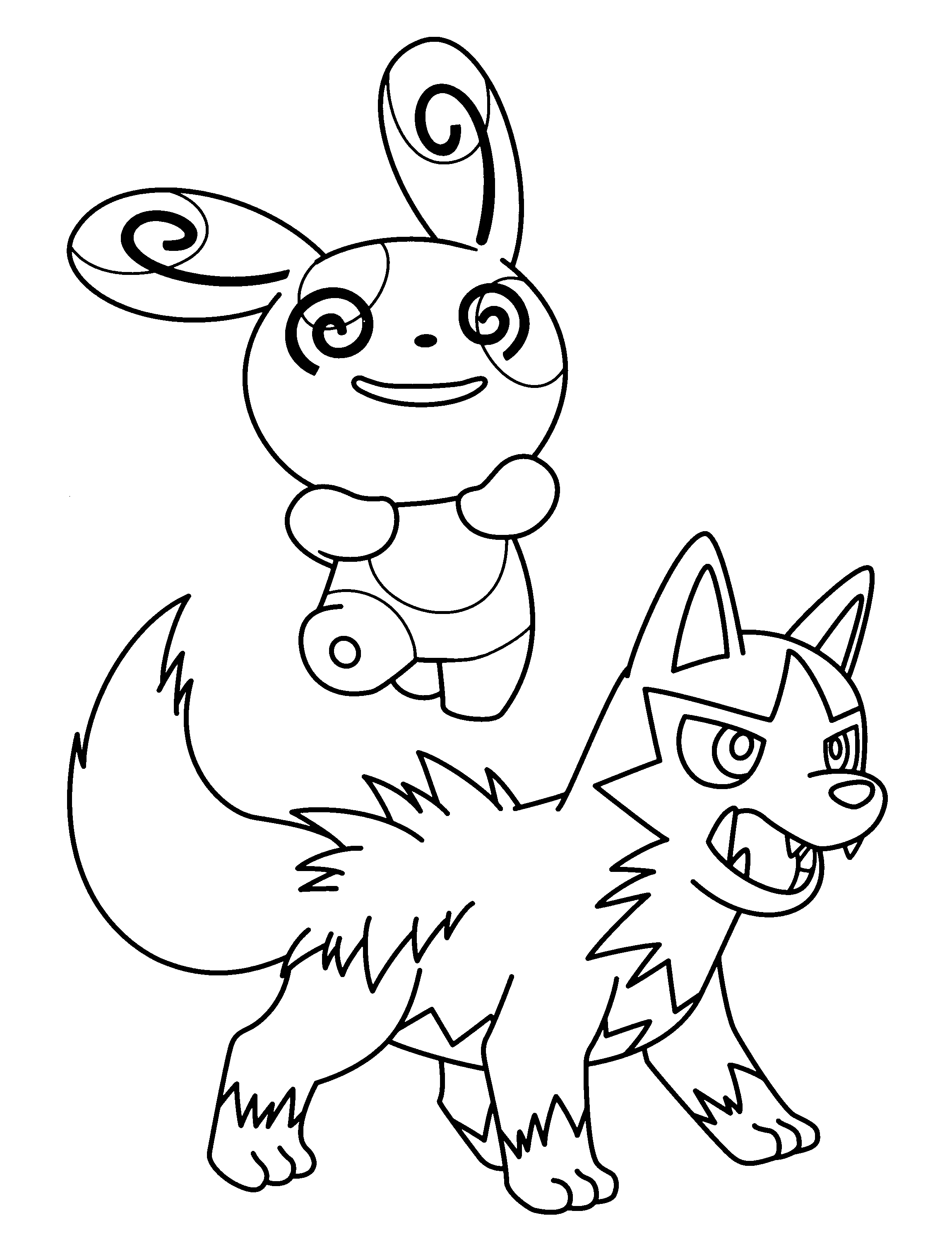 Poochyena Coloring Pages Coloring Page Tv Series Coloring Page Pokemon Advanced Picgifs