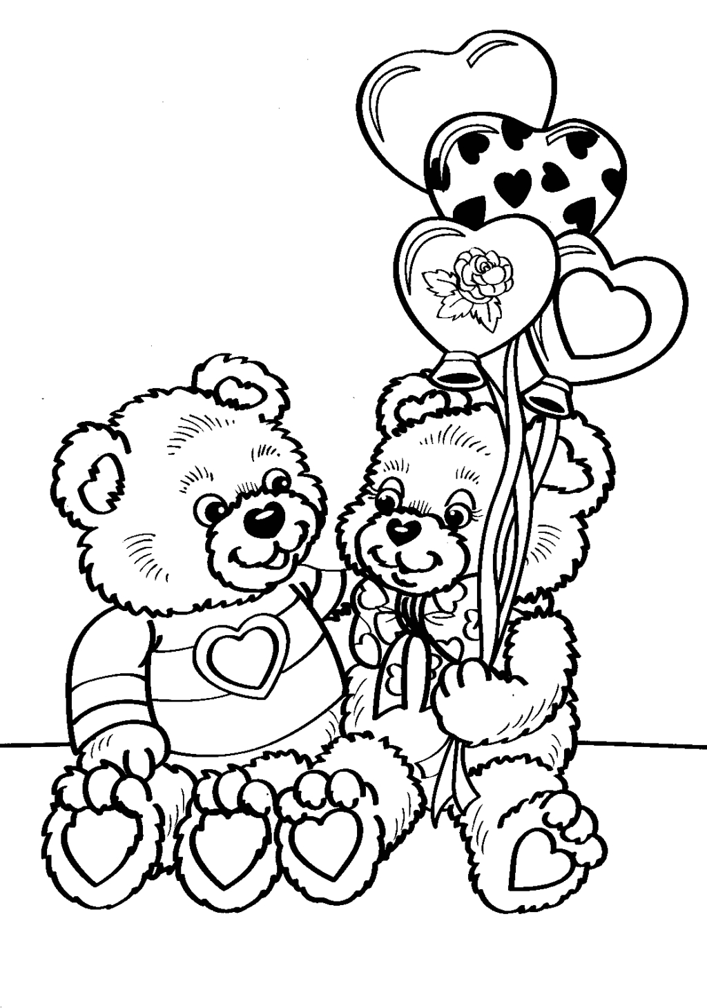 Preschool Valentines Day Coloring Pages Coloring Book World Valentines Day Coloring Pages Printable For