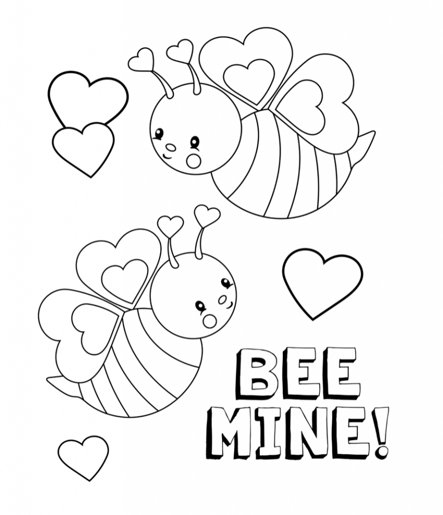 Preschool Valentines Day Coloring Pages Valentines Coloring Pages Happiness Is Homemade