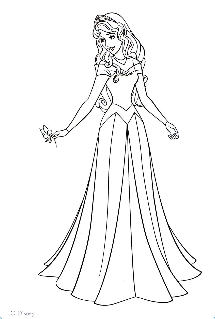 Princess Aurora Coloring Pages Free Coloring Princess Aurora Coloring Pages On Dress Jasmine Princes