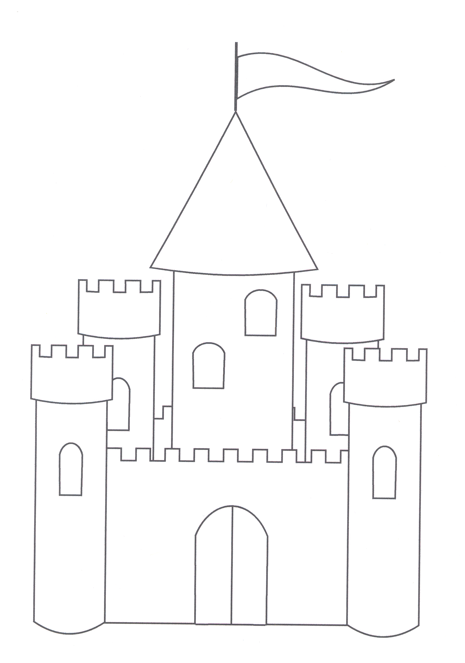 Princess Castle Coloring Page Free Printable Castle Coloring Pages For Kids