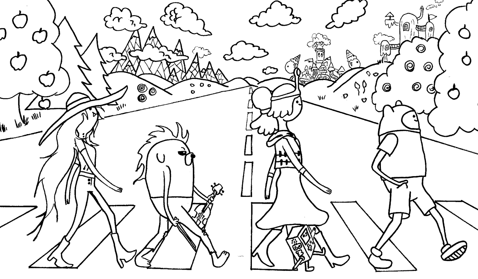 Printable Adventure Time Coloring Pages Adventure Time Coloring Pages Best Coloring Pages For Kids