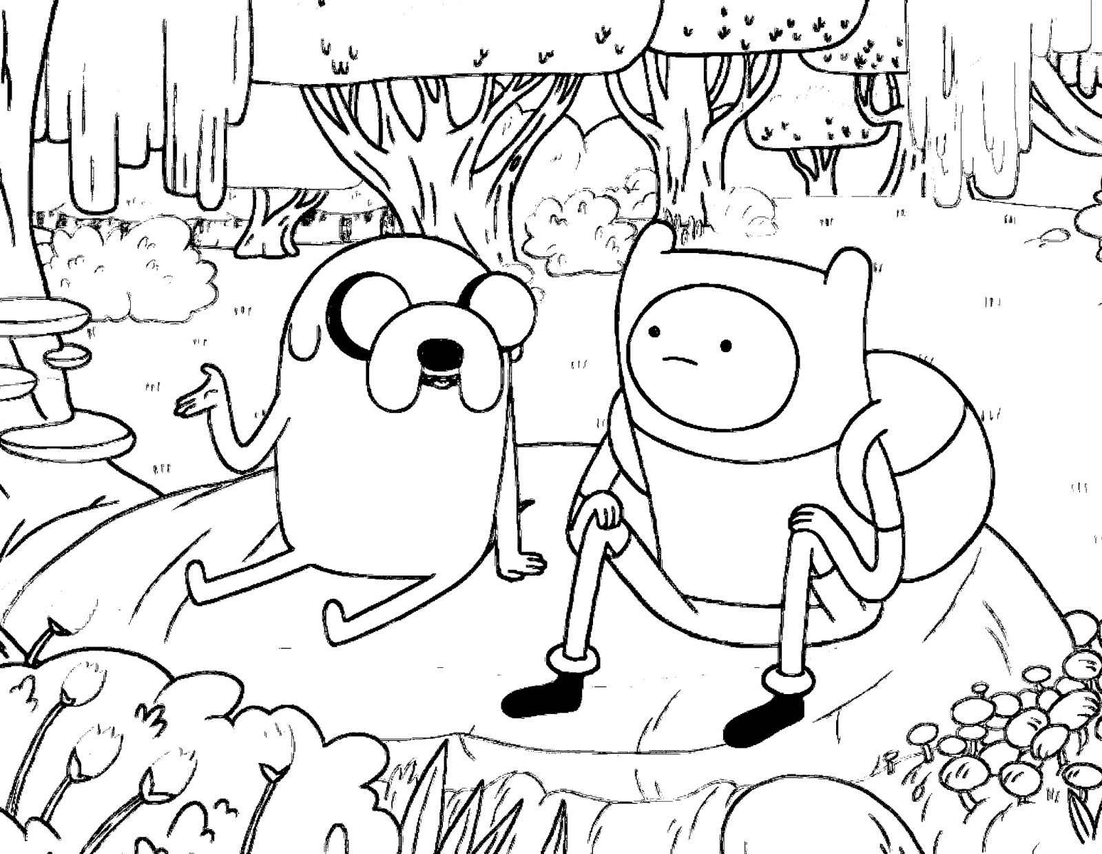 Printable Adventure Time Coloring Pages Adventure Time Coloring Pages Jvzooreview