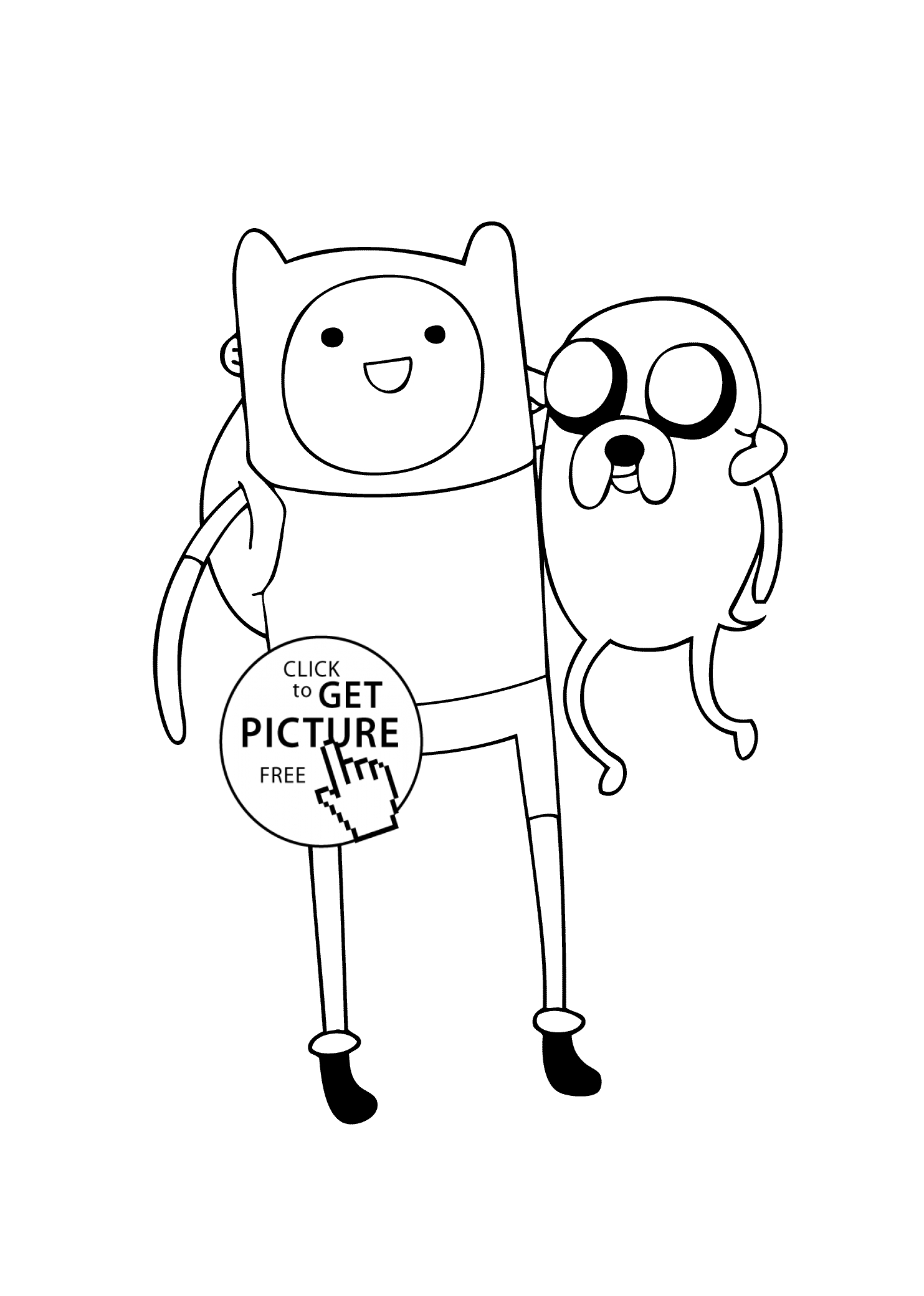Printable Adventure Time Coloring Pages Finn And Jake Cartoons Coloring Pages For Kids Printable Free