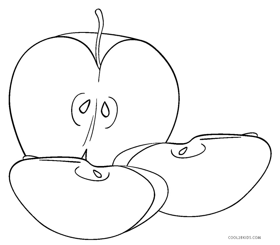 Printable Apple Coloring Pages Free Printable Apple Coloring Pages For Kids Cool2bkids