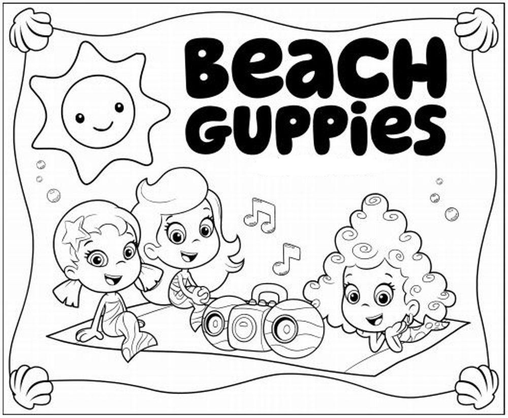 Printable Bubble Guppies Coloring Pages Bubble Guppies Coloring Book 13 So That Page Pgina Para Colorear