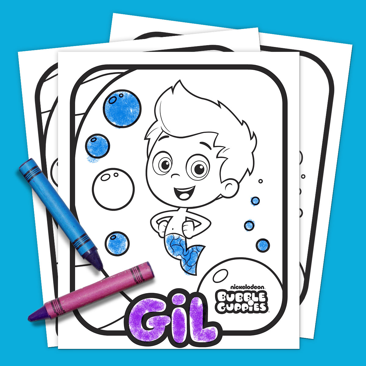Printable Bubble Guppies Coloring Pages Bubble Guppies Coloring Pack Nickelodeon Parents