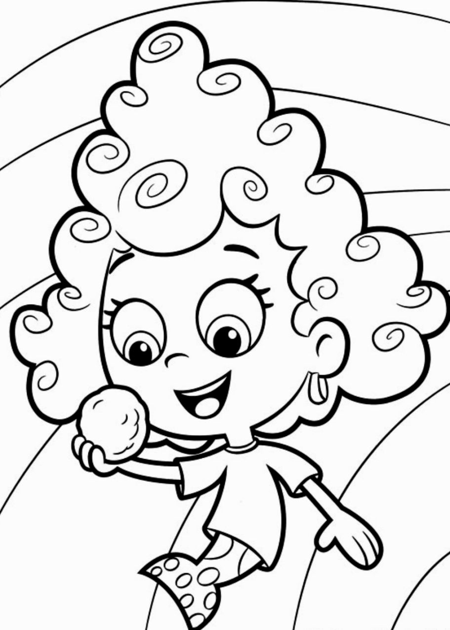 Printable Bubble Guppies Coloring Pages Bubble Guppies Coloring Page Coloring Pages