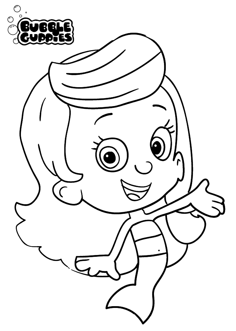 Printable Bubble Guppies Coloring Pages Bubble Guppies Coloring Pages Best Coloring Pages For Kids