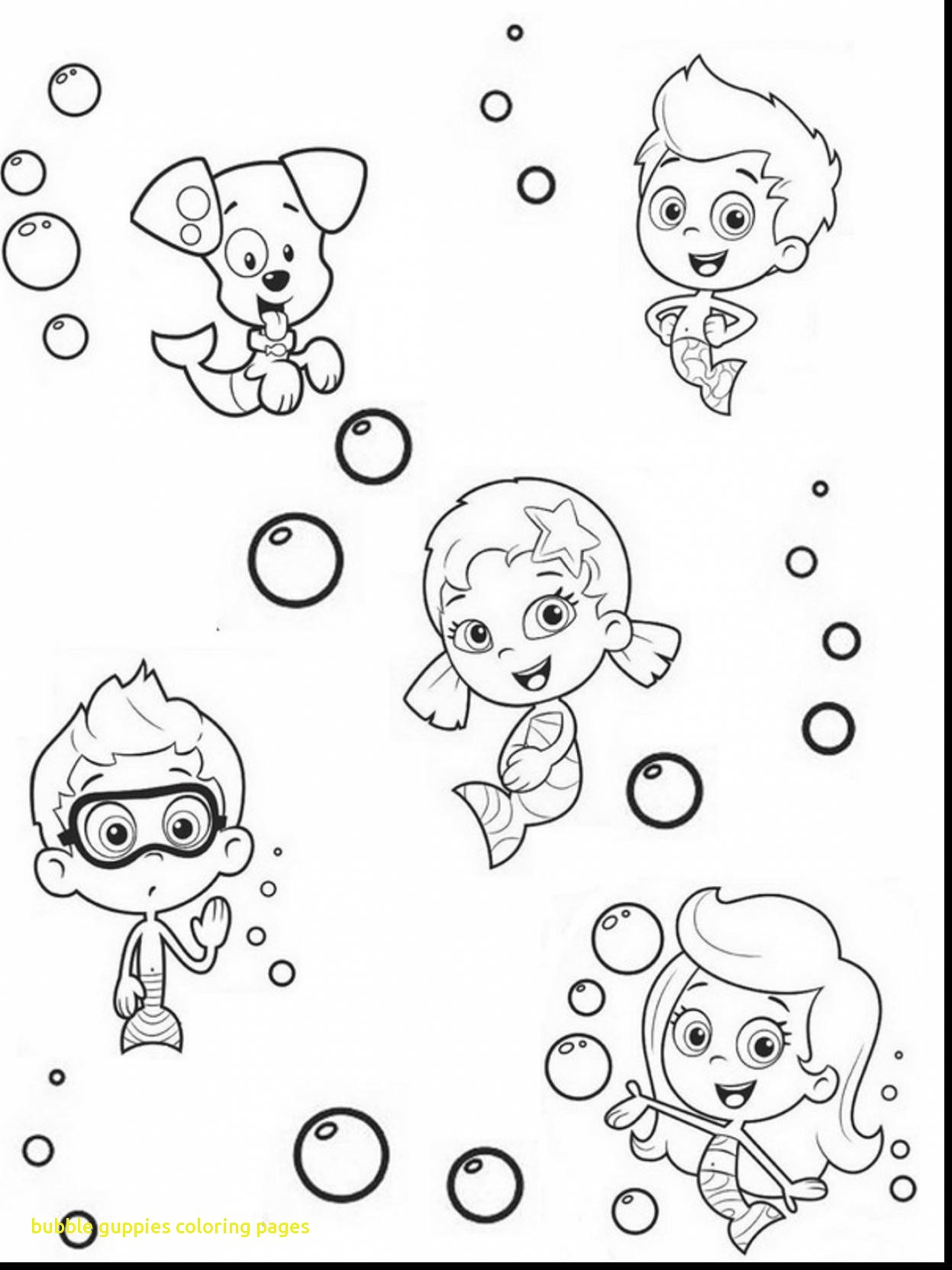 Printable Bubble Guppies Coloring Pages Bubble Guppies Coloring Pages Fr Kinder Bubble Guppies Coloring
