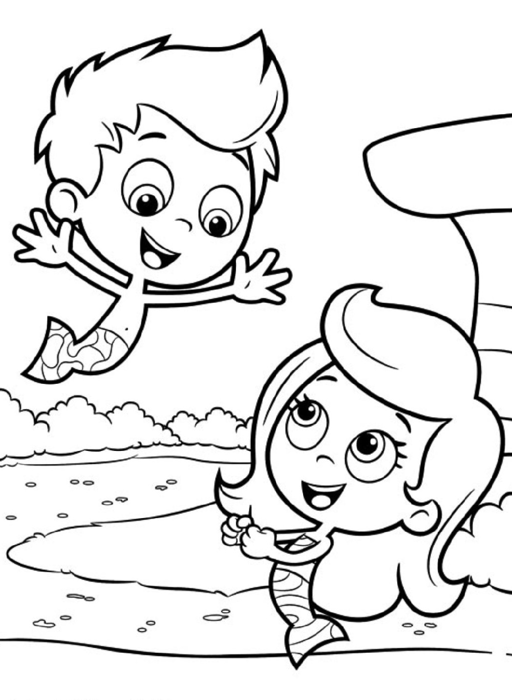 Printable Bubble Guppies Coloring Pages Bubble Guppies Coloring Pages Free K5 Worksheets