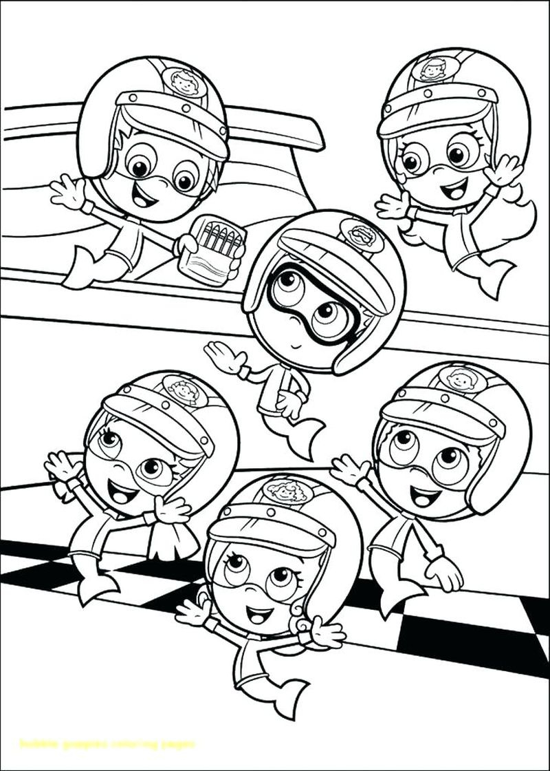 Printable Bubble Guppies Coloring Pages Bubble Guppies Coloring Pages Games Coloring Printable