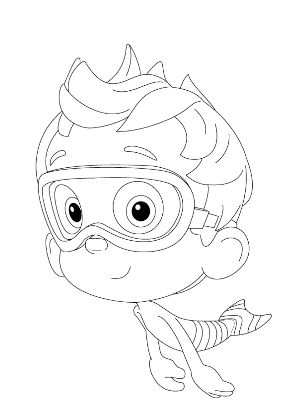 Printable Bubble Guppies Coloring Pages Bubble Guppies Coloring Pages Nonny Cartoon Coloring Pages Of