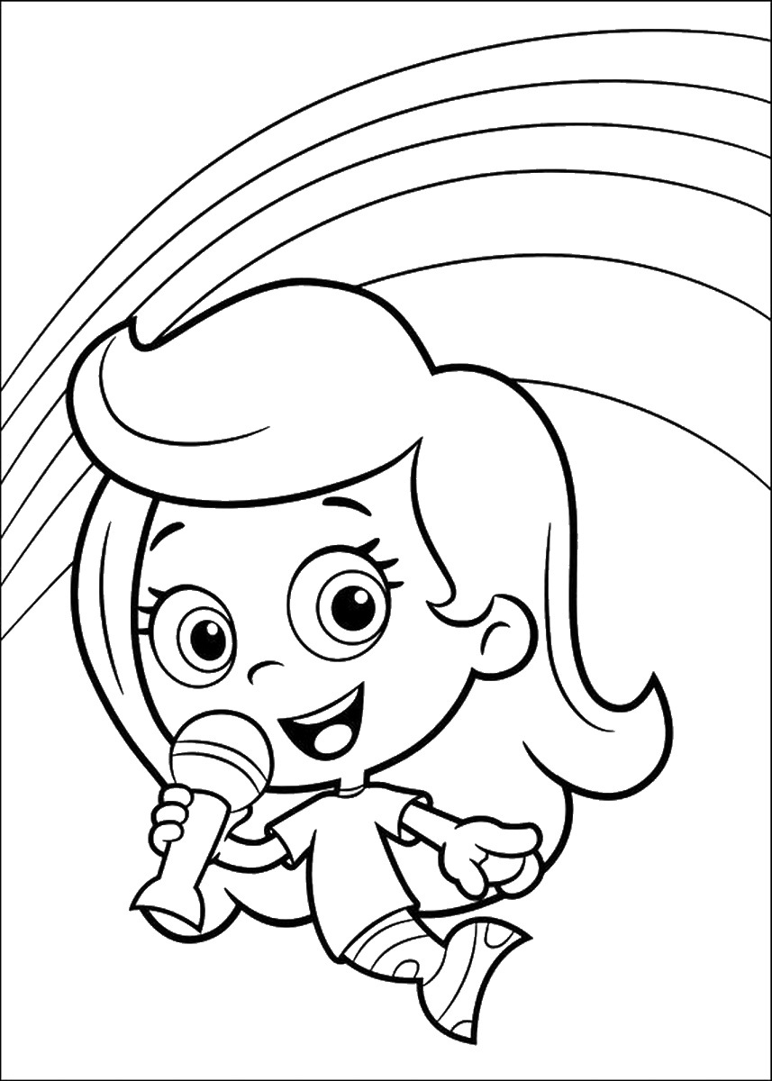 Printable Bubble Guppies Coloring Pages Bubble Guppies Coloring Pages