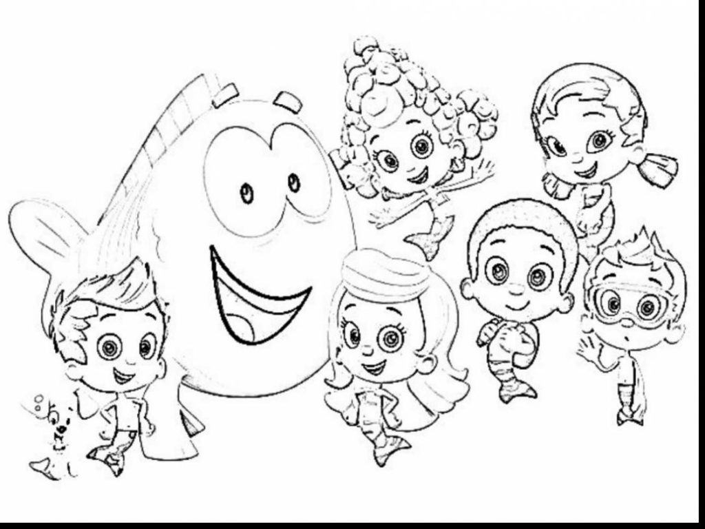 Printable Bubble Guppies Coloring Pages Coloring Book World Bubble Guppies Color Pages Top Coloring Book