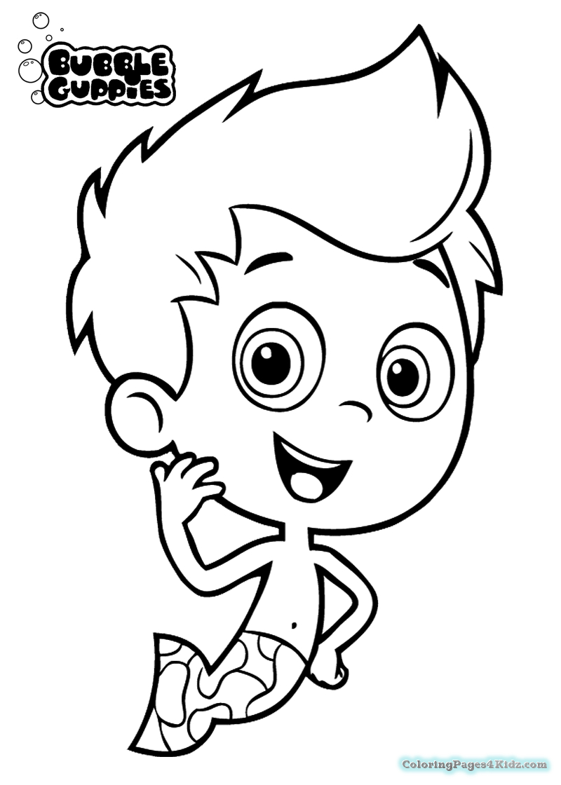 Printable Bubble Guppies Coloring Pages Molly From Bubble Guppies Coloring Pages Free Printable Coloring Pages