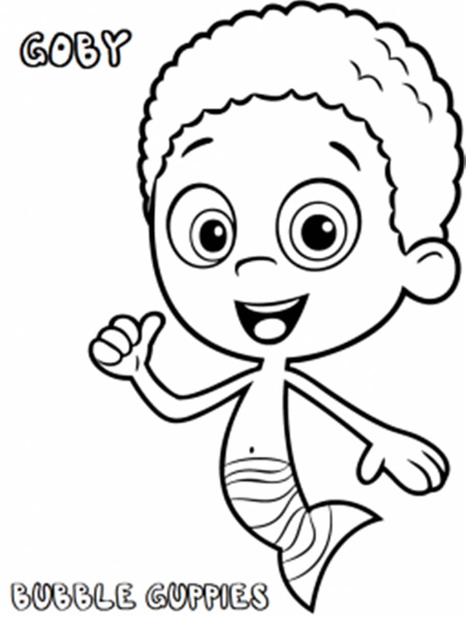 Printable Bubble Guppies Coloring Pages Printable Bubble Guppies Coloring Pages For Kids