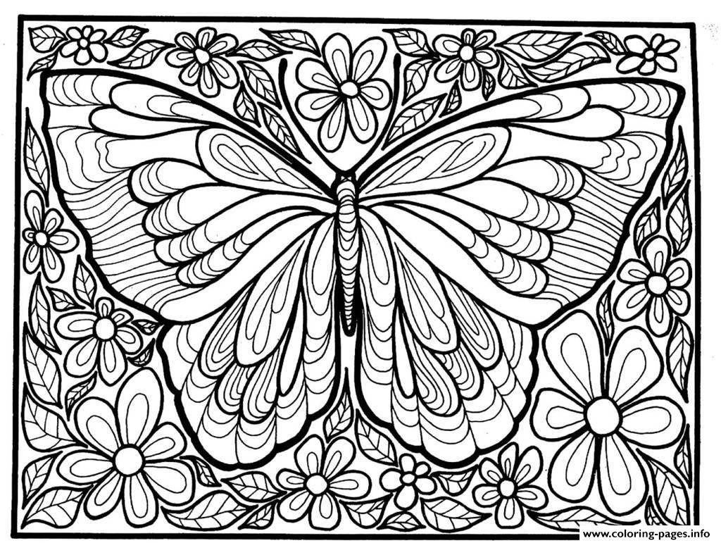 Printable Butterfly Coloring Pages Coloring Page Free Printable Butterfly Colorings For Kids Best