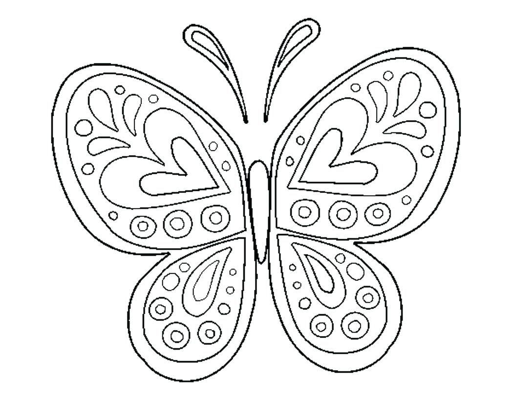 Printable Butterfly Coloring Pages Free Butterfly Coloring Pages Best Free Butterfly Coloring Pages On