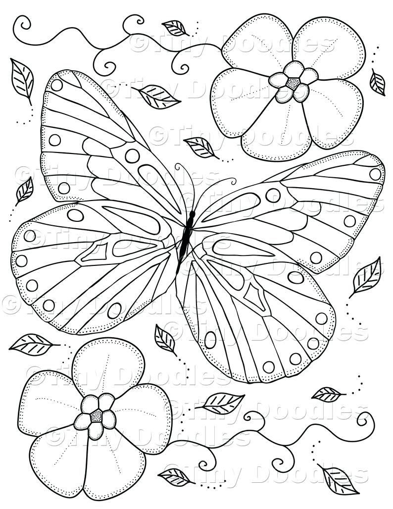 Printable Butterfly Coloring Pages Printable Monarch Butterfly Coloring Pages Bluedotsheetco