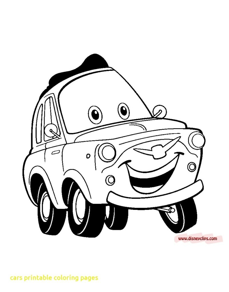 Printable Coloring Pages Cars Coloring New Car Coloring Pages Printable Picture Inspirations At