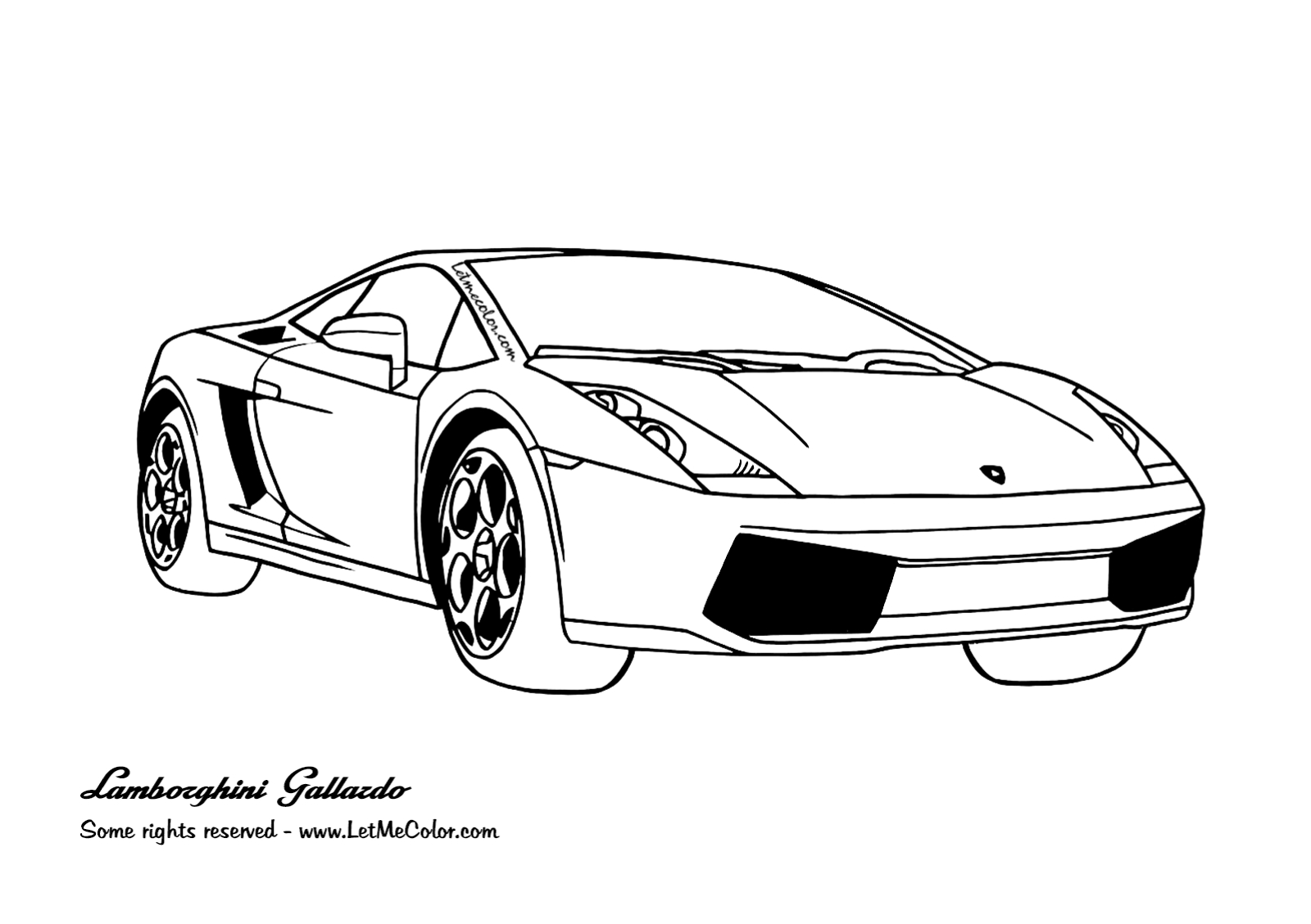 Printable Coloring Pages Cars Coloring Supercars Letmecolor
