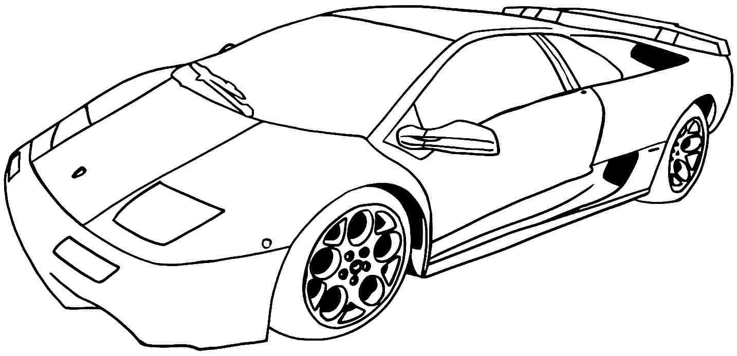 Printable Coloring Pages Cars Printable Coloring Pages Sports Cars Sport Throughout Car For