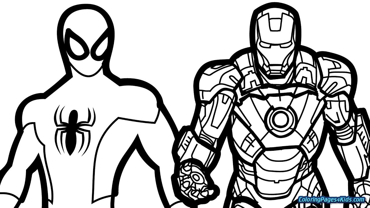 Printable Ironman Coloring Pages Coloring Free Printable Iron Man Coloring Pages For Kids Best