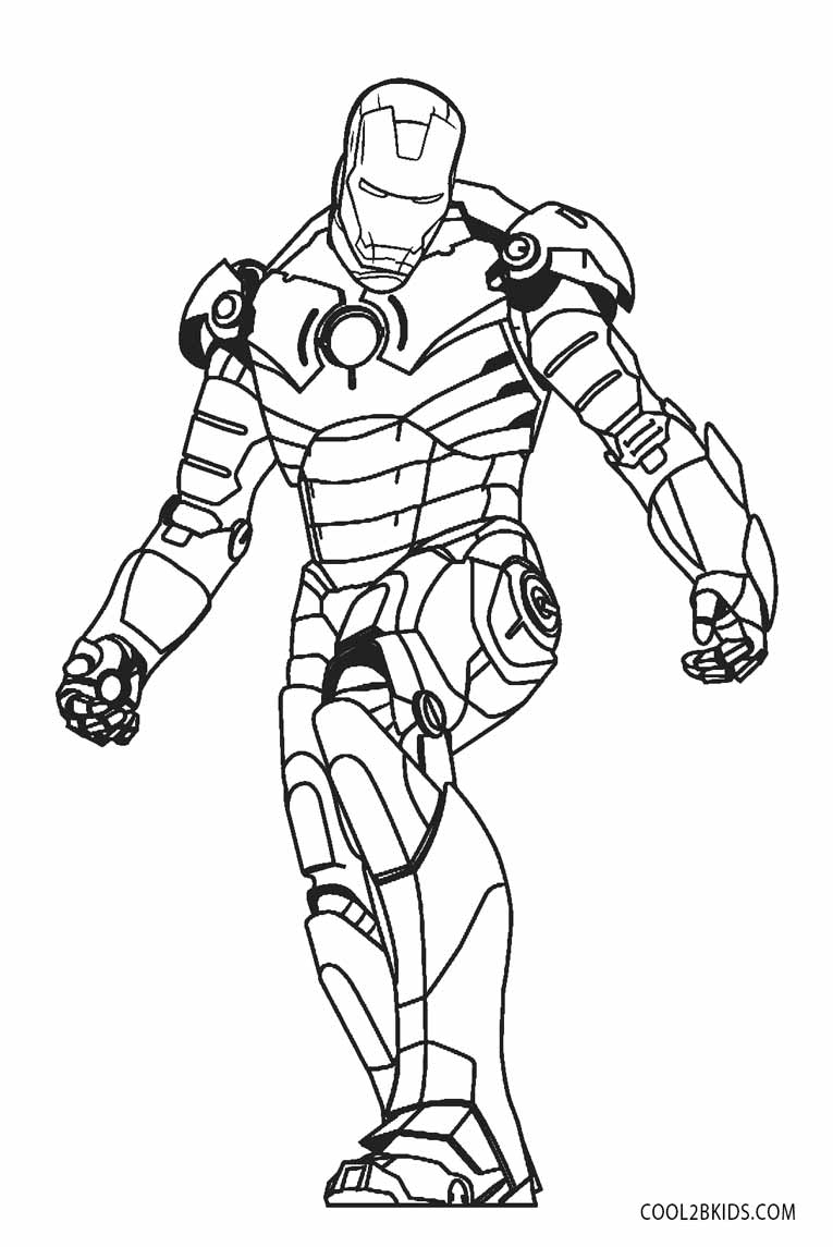 Amazing Image of Printable Ironman Coloring Pages - vicoms.info