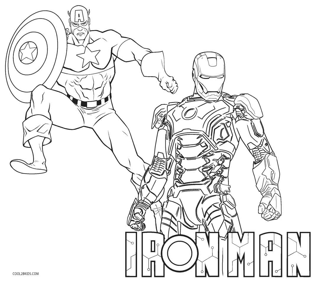 Printable Ironman Coloring Pages Free Printable Iron Man Coloring Pages For Kids Cool2bkids