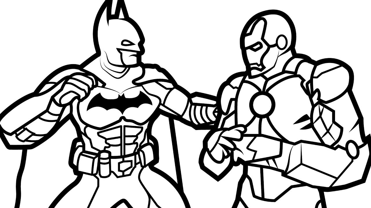 Printable Ironman Coloring Pages Ironman Coloring Pages Batman Vs Iron Man Coloring Book Coloring