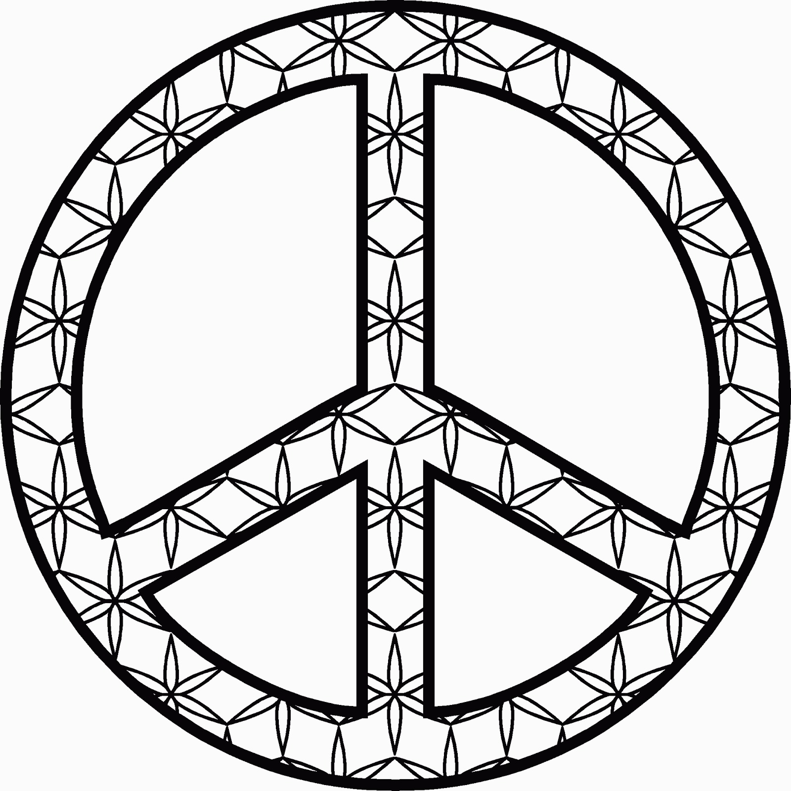 Printable Peace Sign Coloring Pages Free Printable Peace Sign Coloring Pages Disney For Peace Sign