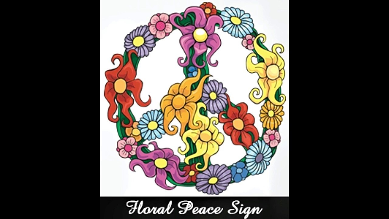 Printable Peace Sign Coloring Pages Simple And Attractive Free Printable Peace Sign Coloring Pages