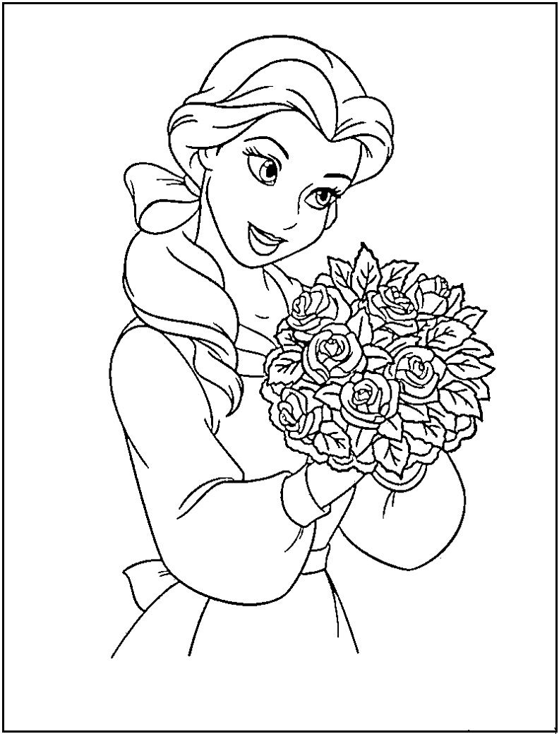 Printable Princess Coloring Pages Free Coloring Book World Coloring Disney Rapunzelring
