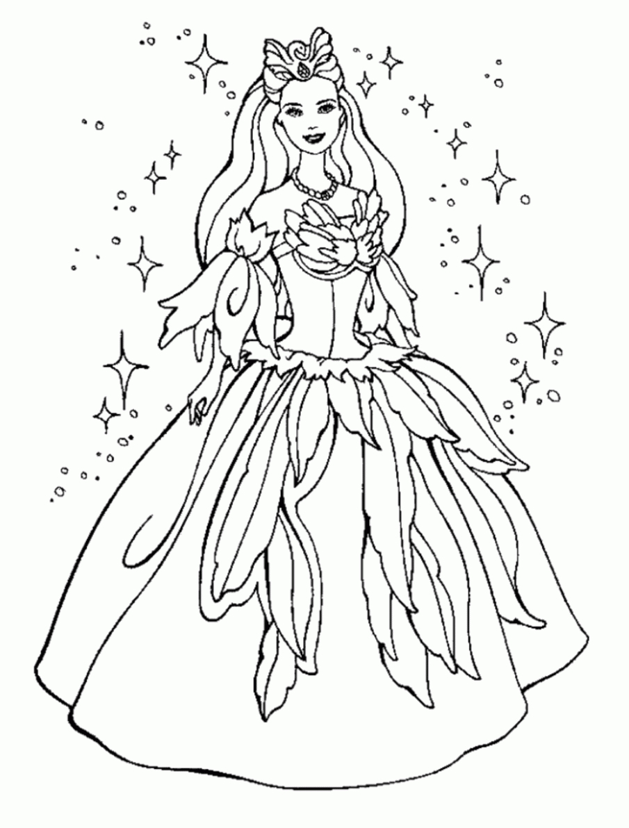 Printable Princess Coloring Pages Free Coloring Pages Coloring Ideasee Printable Princess Activity Pages