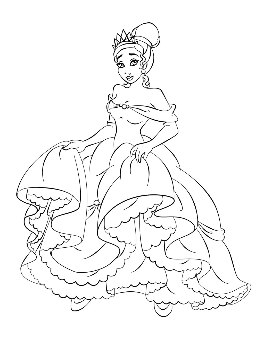 Printable Princess Coloring Pages Free Princess Coloring Pages Best Coloring Pages For Kids