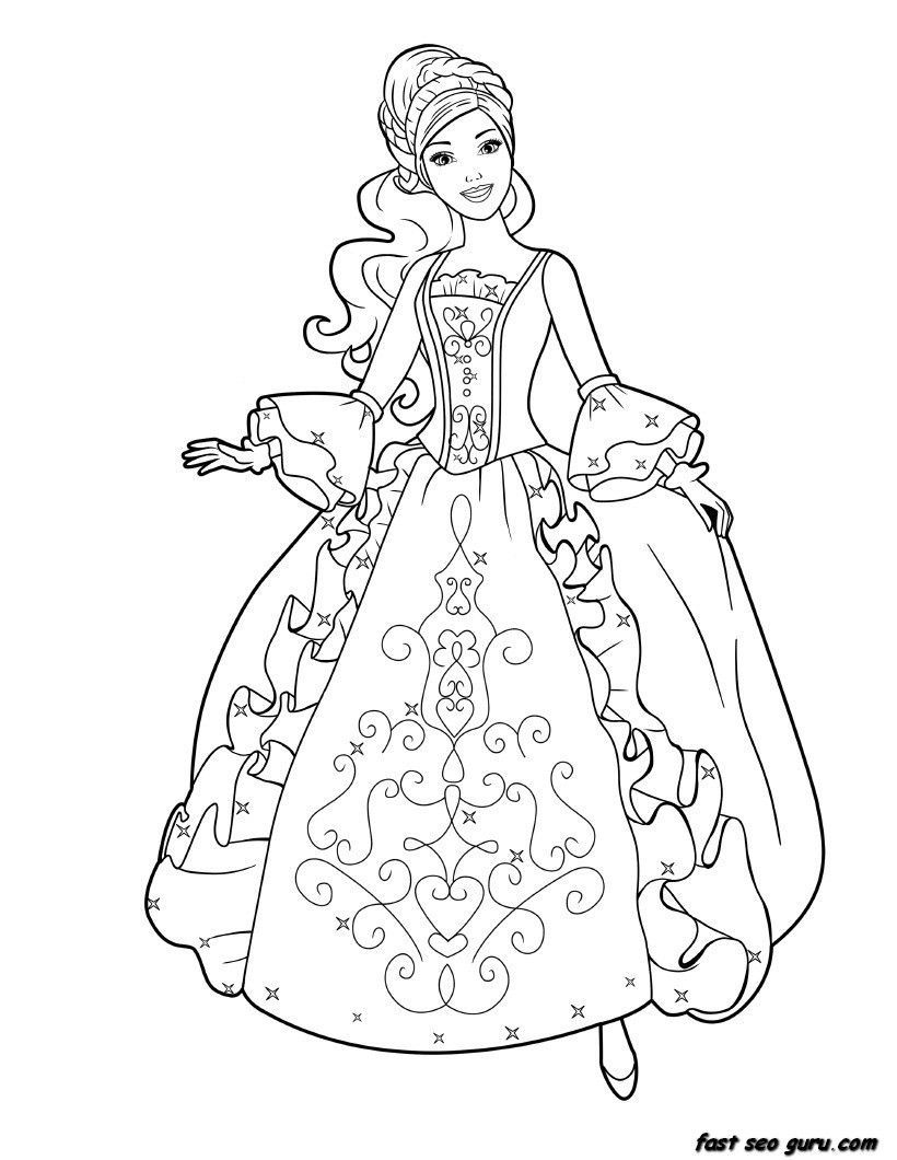 Printable Princess Coloring Pages Free Printable Princess Coloring Pages Elegant Printable Princess