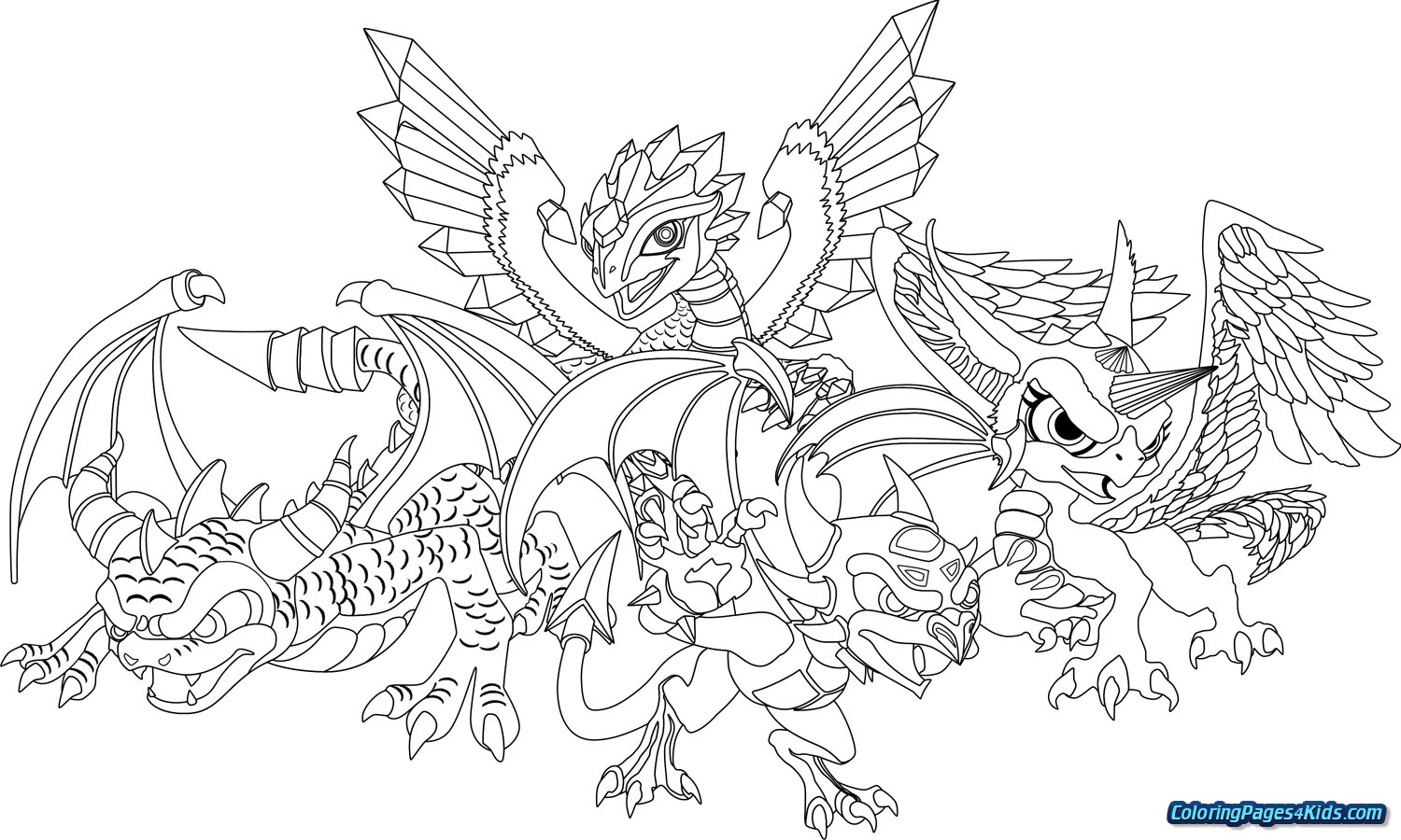 Printable Skylanders Coloring Pages Collection Skylanders Trap Team Coloring Pages Pictures