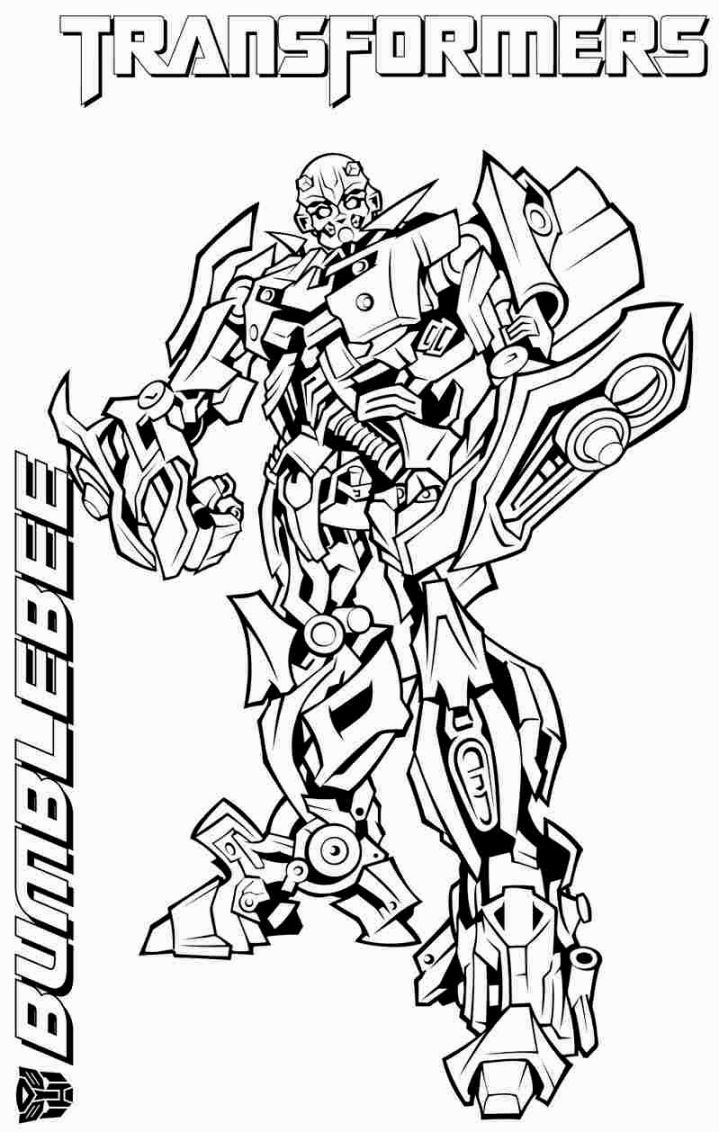 Printable Transformers Coloring Pages Challenge Transformer Color Page Transformers Coloring Pages Bumblebee