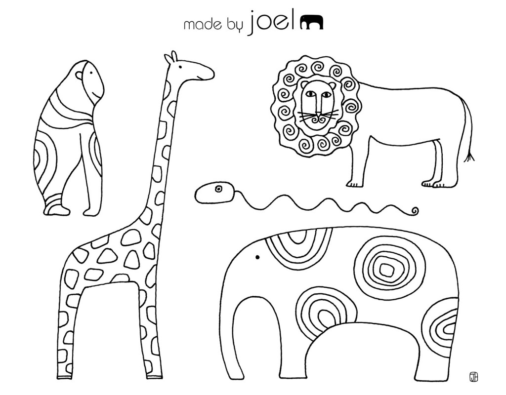 Printables Coloring Pages Made Joel Free Coloring Sheets