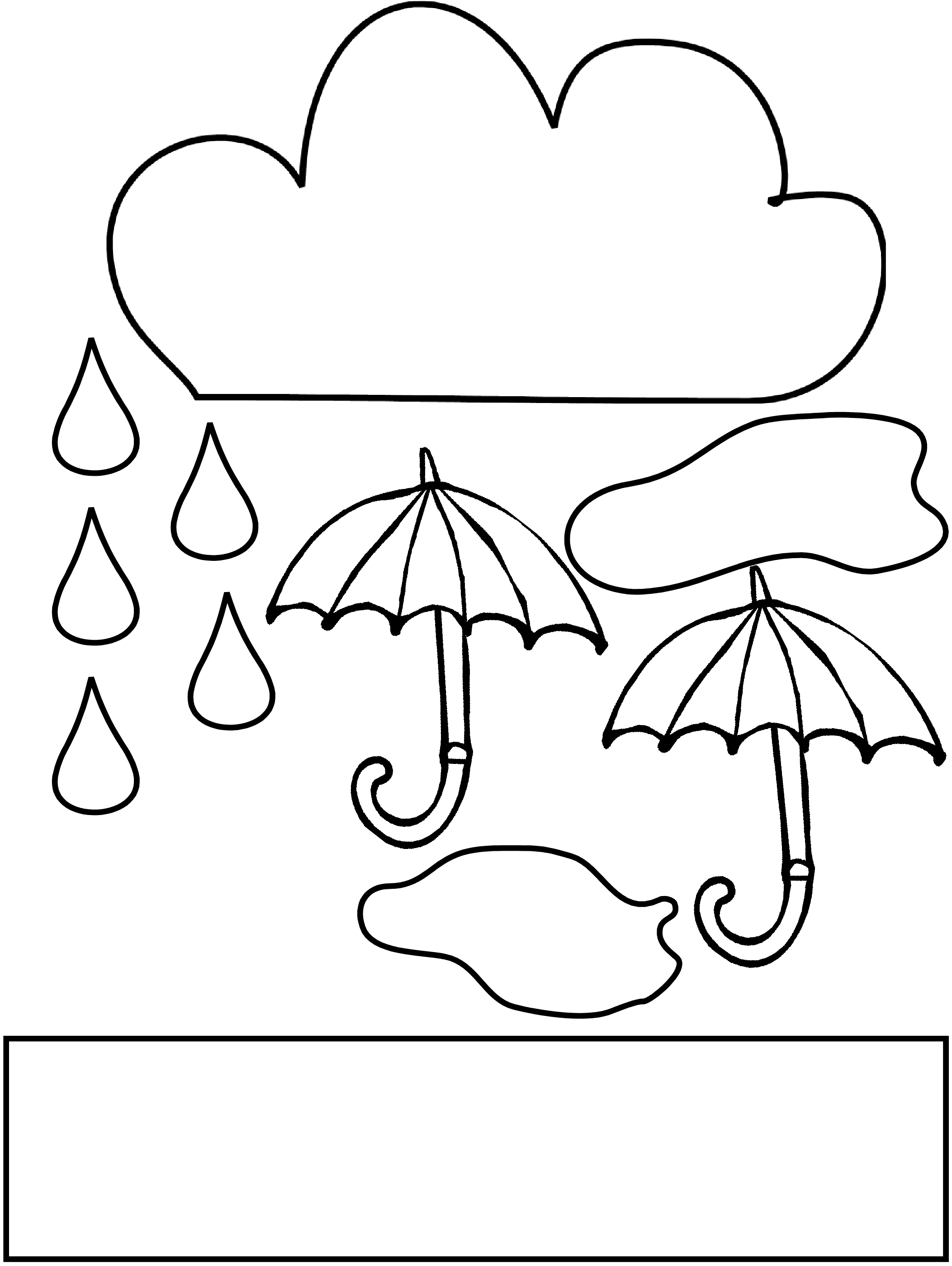 Raindrop Coloring Pages Coloring Page Printable Raindrops Coloring Home